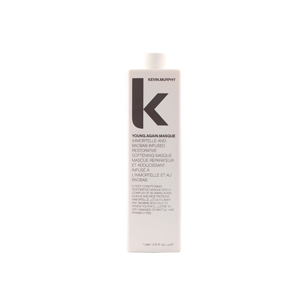 Kevin Murphy Young.Again.Masque (Immortelle and Baobab Infused Restorative Softening Masque - To Dry Damaged or Brittle Hair) 1000ml/33.8oz