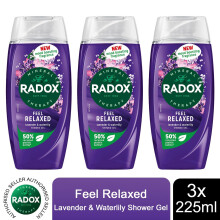 (Buy 3 - Feel Relaxed) Radox Mineral Therapy Shower Gel - 225ml