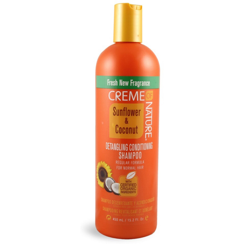 Creme Of Nature Sunflower & Coconut Detangling Conditioning Shampoo 15.2 Oz