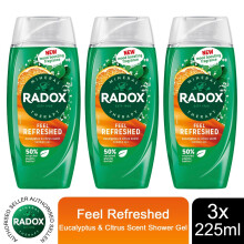 (Buy 3 - Feel Refreshed) Radox Mineral Therapy Shower Gel - 225ml