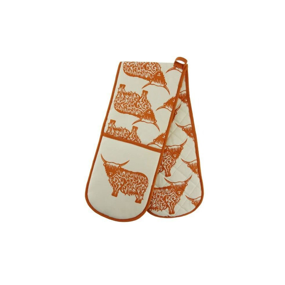 Cow Repeat Double Oven Glove HT0201