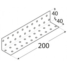 Galvanised Steel Angle Bracket 2mm Heavy Duty L Corner Brace 90 Degree Timber Joint