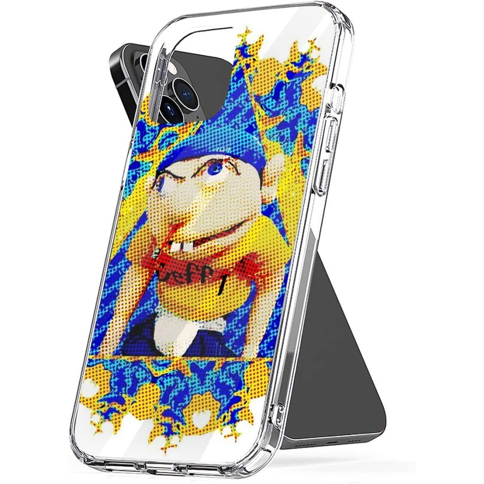 Phone Case Jeffy Plus is Why Clear Silicone Cover for All iPhone Samsung 14 13 12 11 Plus Pro Max Galaxy S23 S22 Ultra Note 20 10