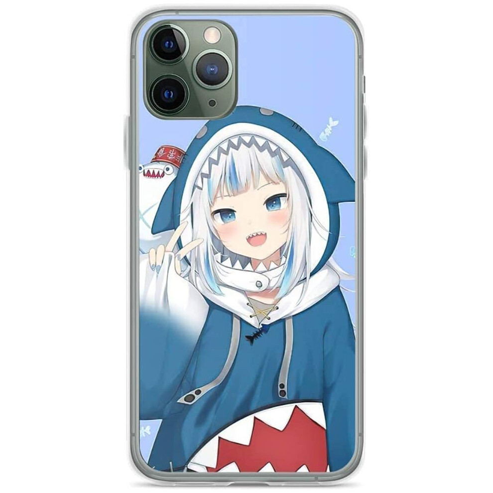 Phone Case Gawr Gura Girl Vtuber Clear Silicone Cover For All Iphone Samsung 14 13 12 11 Plus Pro Max Galaxy S23 S22 Ultra Note 20 10 4961739601196