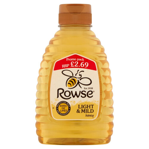 Rowse Rowse Light & Mild Honey 340g (Pack of 6) 1