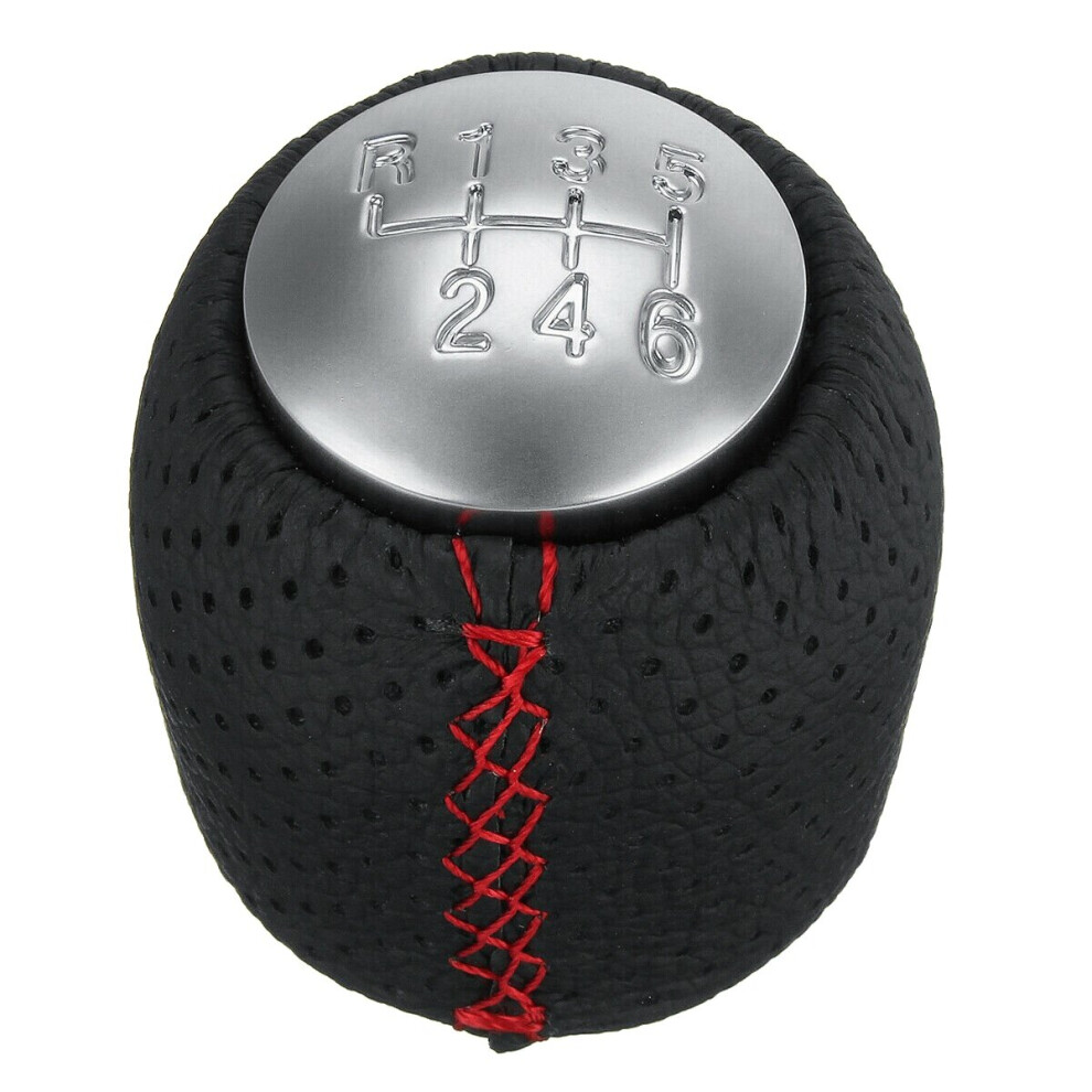 6 Speed Manual Gear Shift Knob Shifter Lever Handball For 159 Brera Spider 05-11 Silver 4762016999124