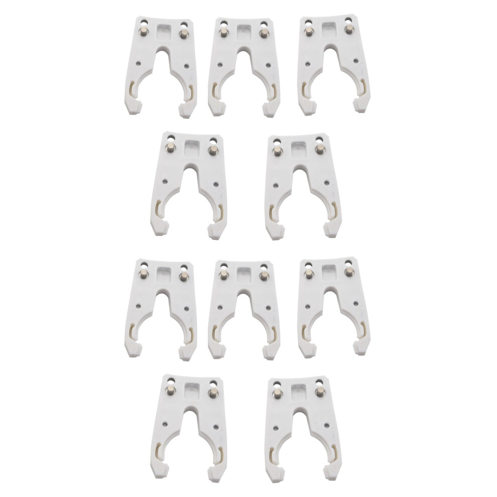 10PCS/Lot ISO30 Tool Holder Clamp Iron+ABS Proof Rubber Claw