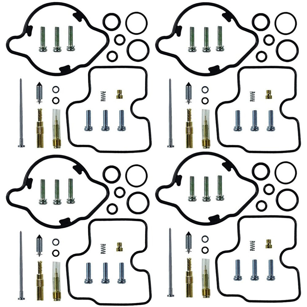 4 Pack Of Carburetor Rebuild Kit For 750,Vf750c,Vf750, 1994-2003 4762016987237