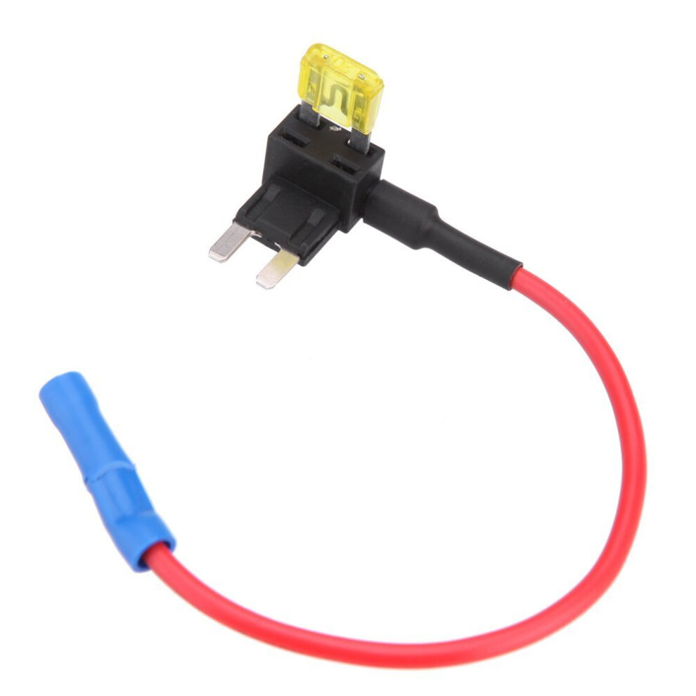 2-Insert Blade Fuse Adapter Voltage Tap For Automotive Fuses Att Mini Low Black 4762016992446