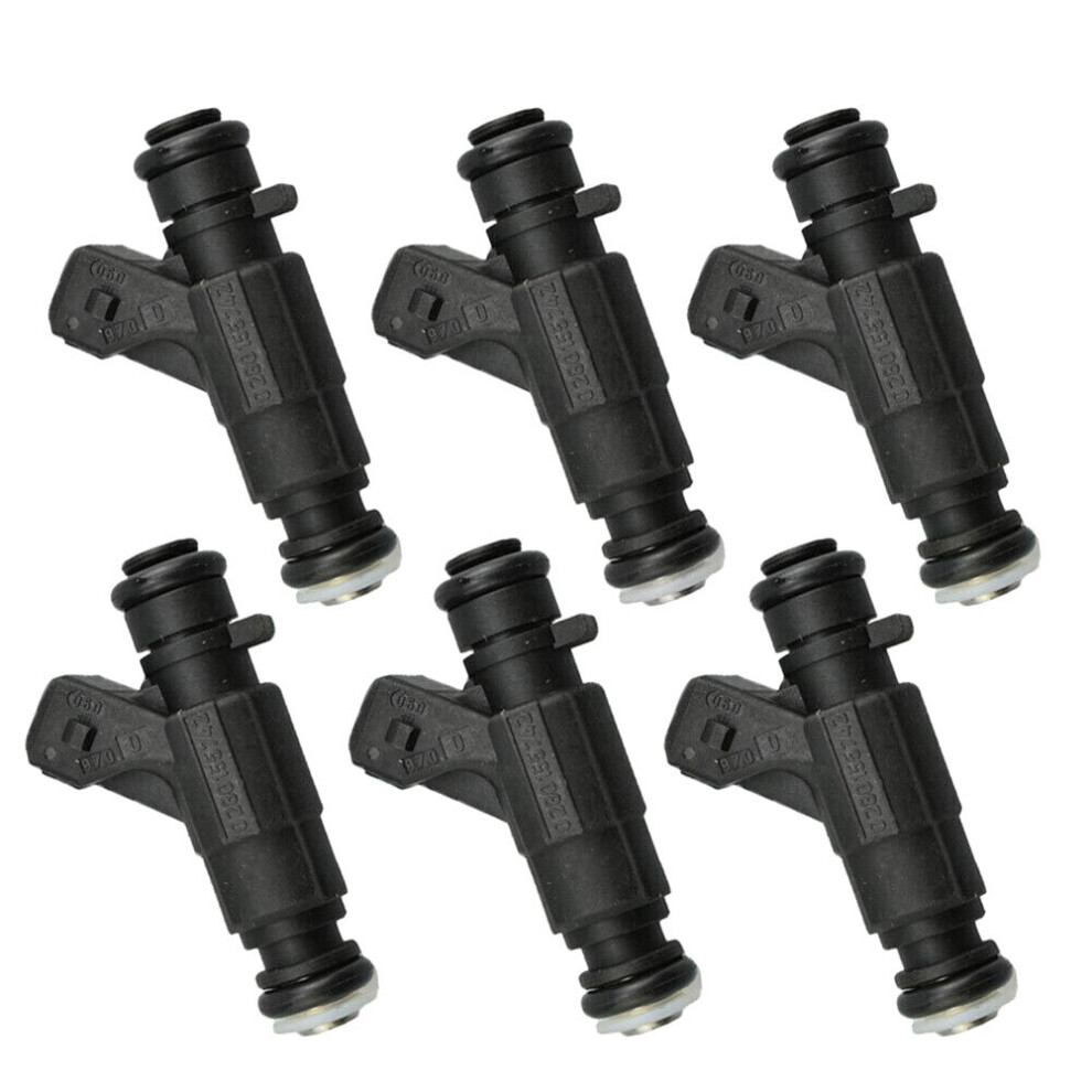 6 Fuel Injectors A1120780049 0280155742 For Clk320 E320 C280 Ml320 3.2L 2.8L V6 1998-2000 4762016999889
