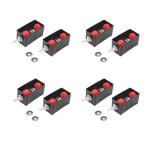 Elastomeric Hanger - Spring Vibration Isolator - Anti Vibration Ceiling Suspended Mounted (8 Pack)