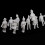 Model People Figures Scale 1:200 Pack of .100pcs White Assorted Style 3