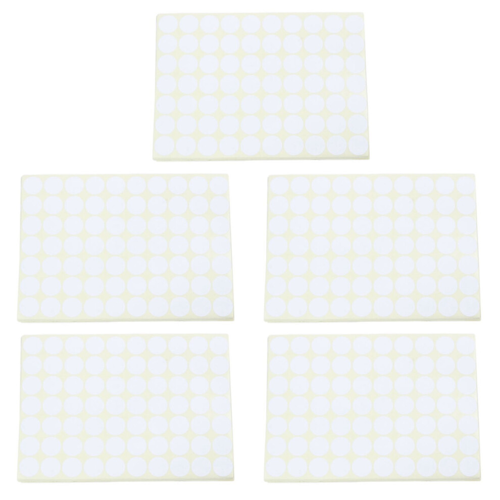 75Pcs 19Mm Circles Round Code Stickers Self Adhesive Sticky Labels White 4762527065127