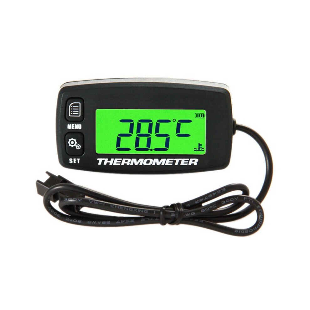 Digital LCD Engine Temperature Gauge Over-Temperature Alert with Sensor RL-TS002 for Motorcycle Dirtbike ATV-image-OPC-PBH26XD-NEW