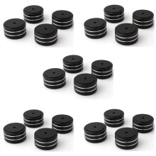 20Pcs 40X20mm Aluminum HiFi AMP Speaker Isolation Stand Turntable DAC Feet Pad