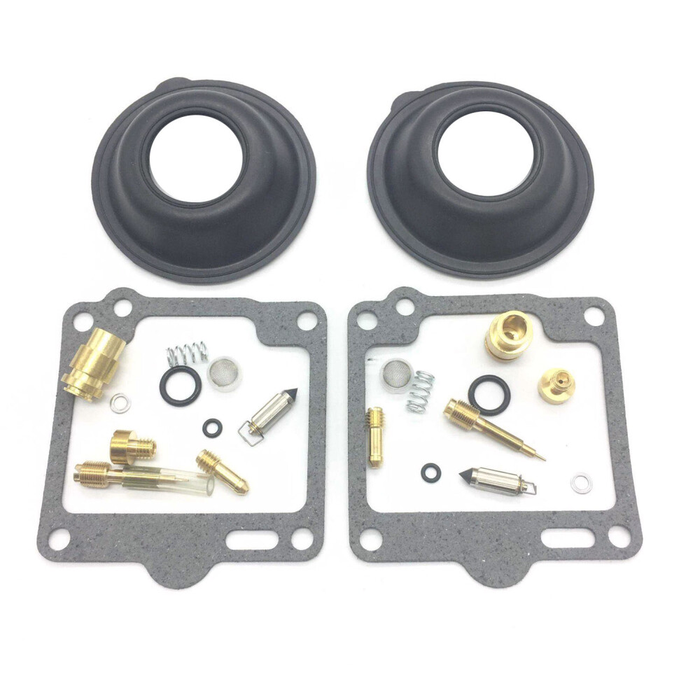 2Set For Virago 1100 Xv1100 1988-1999 Xv1100s Xv 1100 S Plunger Diaphragm Of Motorcycle Carburetor Repair Kit Black 4762016990114