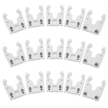 15PCS/Lot ISO30 Tool Holder Clamp Iron+ABS Proof Rubber Claw