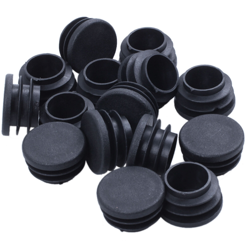 15 Pieces Of Chair Table Legs End Plug 25Mm Diameter Round Plastic Inserted Tube 4762016981617