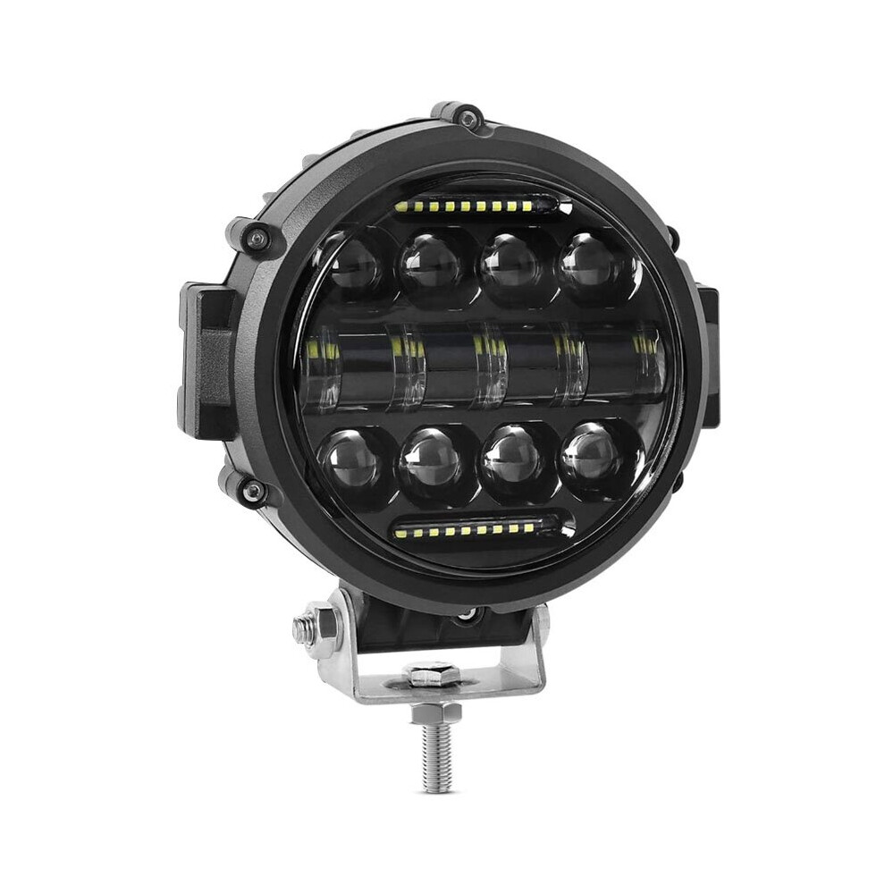 Round LED Work Light, 60W Flood Spot Combo Beam LED Light Daytime Running Light Off Road Driving Lights for Truck SUV