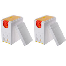 2X Honey Beehive Frames Beekeeping Box Bee King Pollination Box Bee Mating Copulation Box Beekeeping Equipment