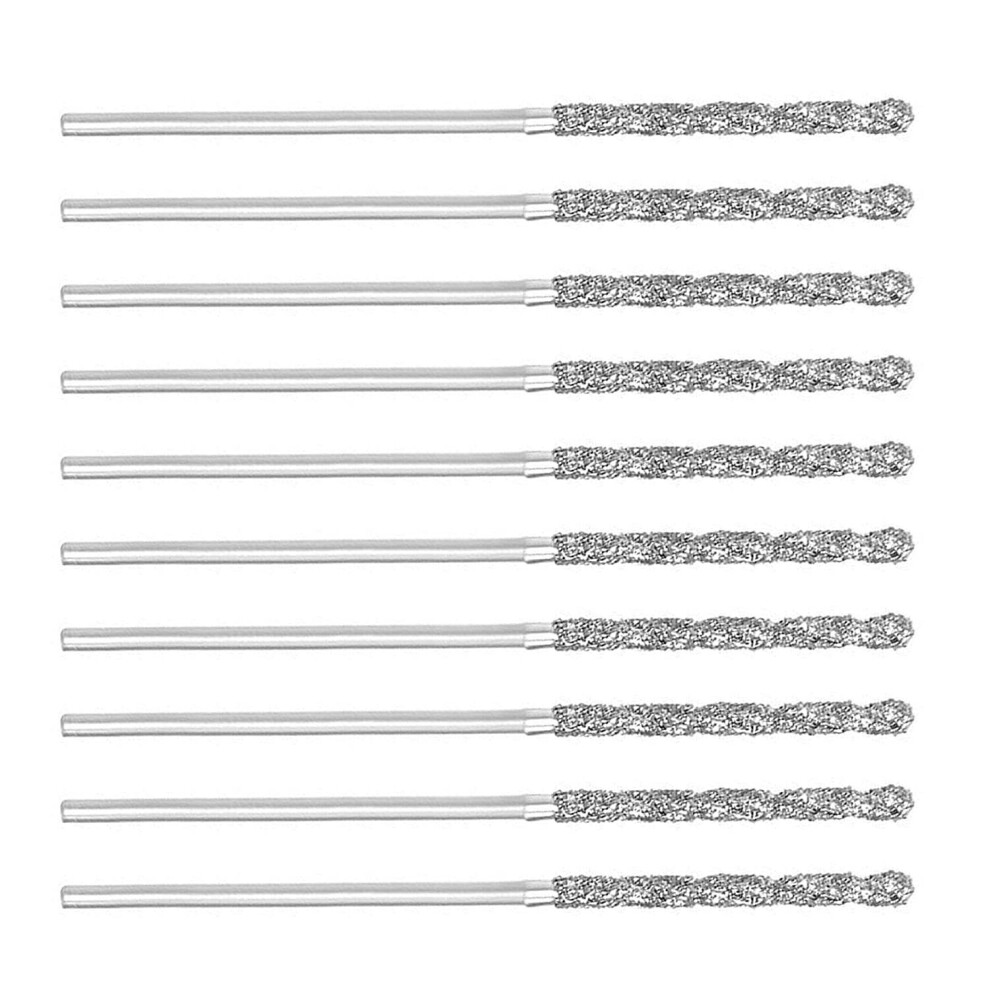 Photos - Bits / Sockets 20Pcs 1mm/0.04Inch Diamond Twist Drill Bits High Speed Steel HSS for Glass Sea Shells Stone Tiles