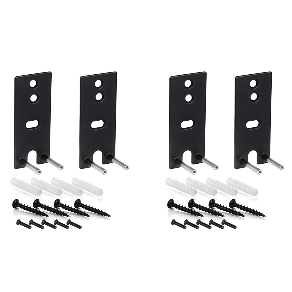 4X Steel Wall Mount Brackets Replacement For Omnijewel 650 & Surround Speakers 700 Black 4762016907075