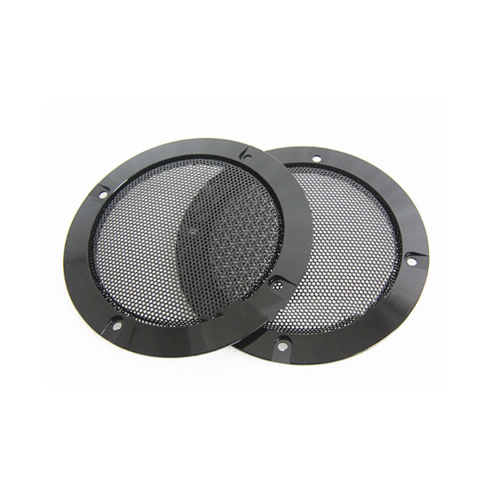 2Pcs 4 Inch Speaker Speaker Grille Speaker Face Replaceable Round Speaker Protection Grille 4762527074280