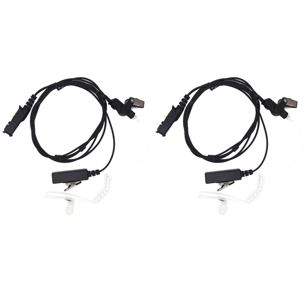 2X Walkie Talkie Air Acoustic Tube Headset Earpiece For Xir P6600 P6620 Xpr3300 Xpr3500 Mtp3250 4762527064069