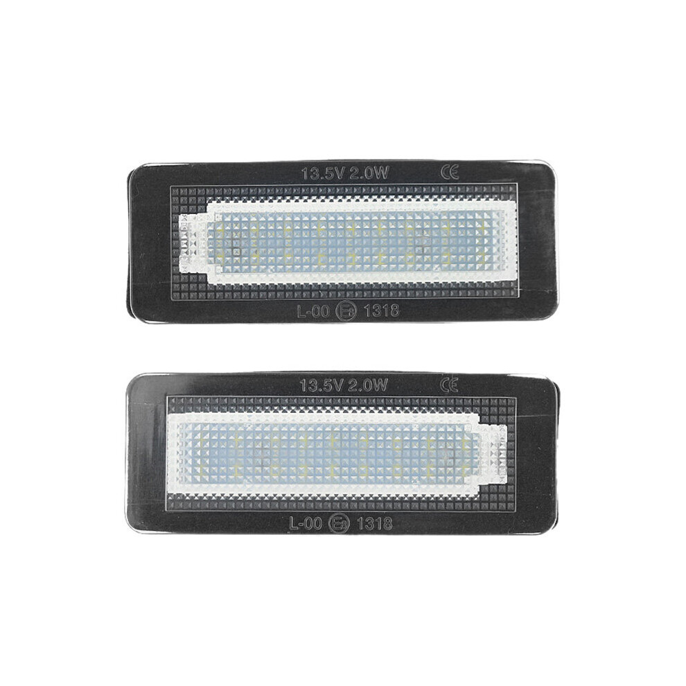 2X Car Led License Plate License Plate For - Smart Fortwo W450 W451 W453 Light 4762016984205