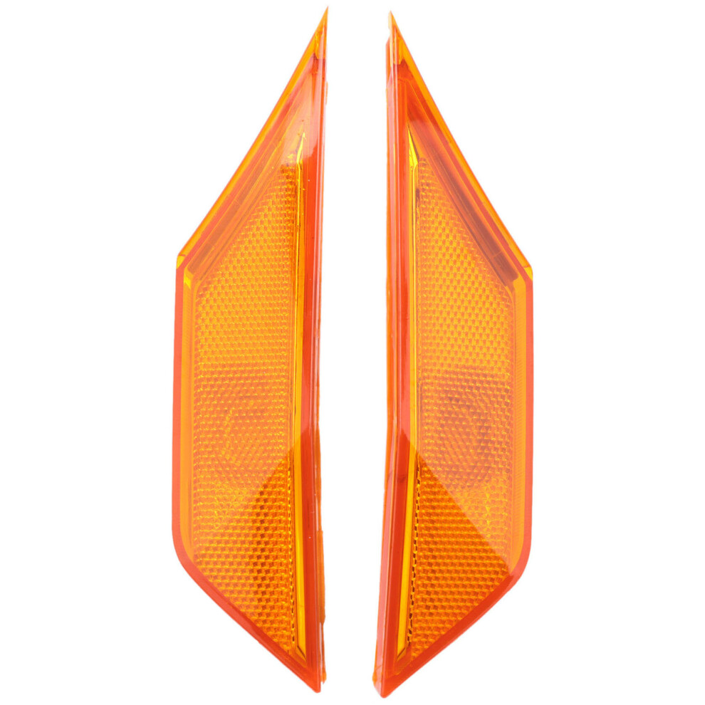 1Set Of Side Marker Lamp Lens For 2016-Up 10Th Gen Sedan/Coupe/Hatchback(Orange) Orange 4762016987701