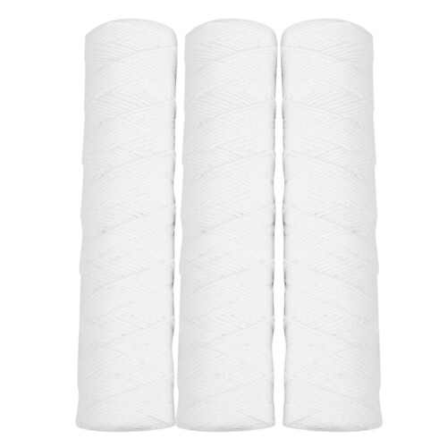 3Pcs Water Purifier 10 Inch String Wound Filter 5 Micrometre PP Cotton Filter Sedmient Filter