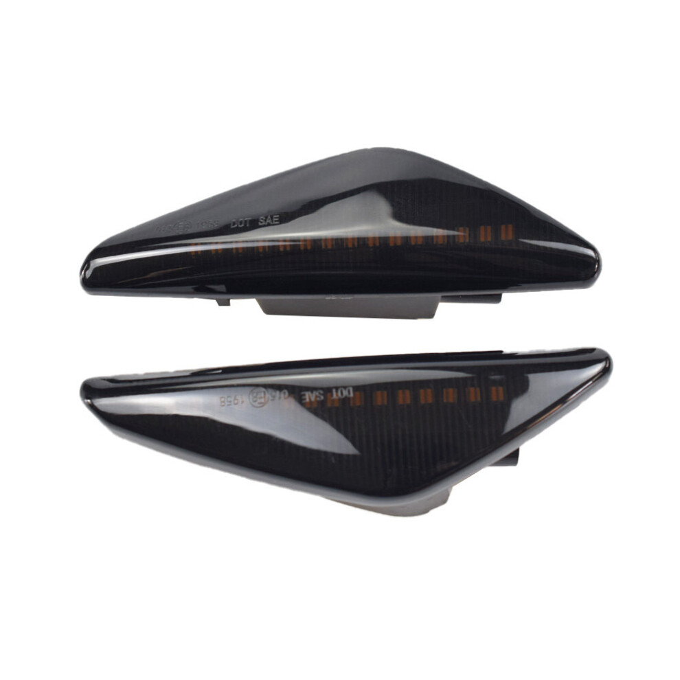 2Pcs Smoked Car Dynamic Led Side Marker Turn Signal For- X3 F25 X5 E70 X6 E71 E72 2008-2014 Light 4762016991098