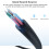 3.5mm to Dual 6.5mm Adapter Audio Cable 3.5 to 6.5 AUX Cord 3.5 Splitter for Guitar Mixer Amplifier Bass 6