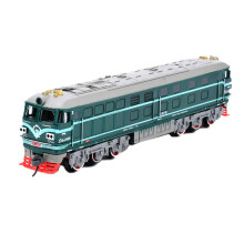 Kids Simulation 1:87 Alloy Internal-Combustion Locomotive Model Toy Acousto-Optic Toys for Children Gift(C)
