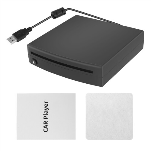 Slim External Car CD Player Compatible PC LED TV/MP5 Android GPS Navigation Universal USB Power Slot-in Type Player 1