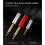 3.5mm to Dual 6.5mm Adapter Audio Cable 3.5 to 6.5 AUX Cord 3.5 Splitter for Guitar Mixer Amplifier Bass 4