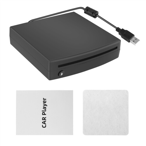 Slim External Car CD Player Compatible PC LED TV/MP5 Android GPS Navigation Universal USB Power Slot-in Type Player 2