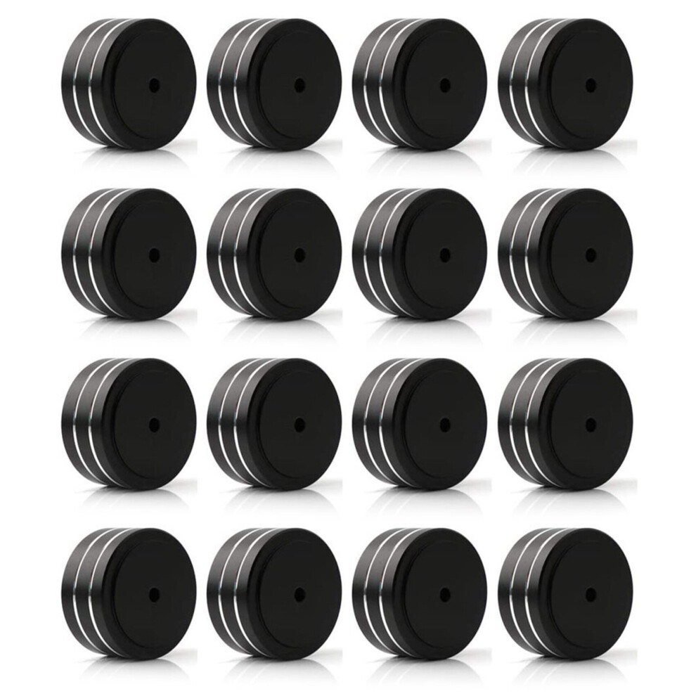 16Pcs 40X20mm Aluminum Hifi Amp Speaker Isolation Stand Turntable Dac Feet Pad 4762016913441
