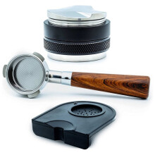 Coffee 54mm Bottomless Portafilter + 53mm Coffee Distributor & Tamper + for the Barista