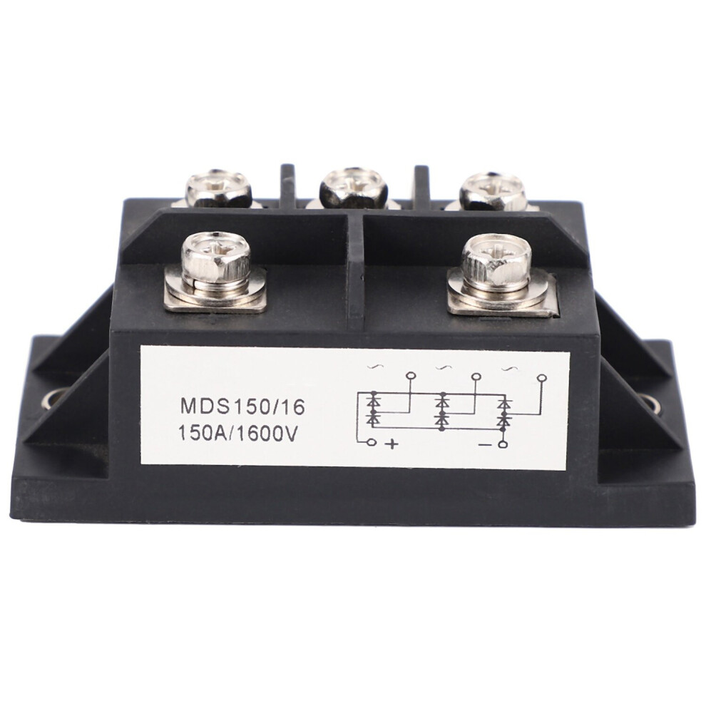 Mds150a 3-Phase Diode Bridge Rectifier 150A Amp 1600V Copper 150 Celsius 80X40x33mm Metal Case Diode Bridge Control 4762016998875