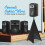 Universal Dj Light Speaker Stand Tripod Scrim Cover with Stretchable Polyester Material, 4 Pcs 5