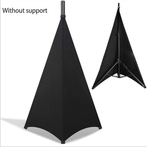 Universal Dj Light Speaker Stand Tripod Scrim Cover with Stretchable Polyester Material, 4 Pcs 1