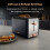 Tower Tower Cavaletto Black Kettle 2 Slice Toaster Microwave Bread Bin Canisters Set 7