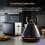Tower Tower Cavaletto Black Kettle 2 Slice Toaster Microwave Bread Bin Canisters Set 2