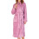 Slenderella (Heather, XXXL - UK 28/30) Slenderella Womens Shawl Collar Waffle Detail Fleece Dressing Gown 1