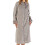 Slenderella (Grey, Extra Large - UK 20/22) Slenderella Ladies Button Up Faux Fur Collar Fleece Dressing Gown 1
