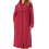 Slenderella (Raspberry, Medium - UK 12/14) Slenderella Womens Button Up Boucle Fleece Embroidered Dressing Gown 1