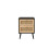 Birlea Bedside 2 Drawer Cabinet Black Rattan Birlea Croxley Nightstand Side Table 10