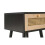 Birlea Bedside 1 Drawer Cabinet Black Rattan Birlea Croxley Nightstand Side Table 5