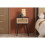 Birlea Bedside 1 Drawer Cabinet Black Rattan Birlea Croxley Nightstand Side Table 2
